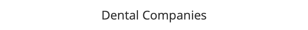Dental Companies - Confidential